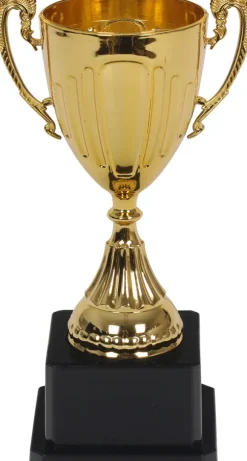 Pokal på fod 20 cm, guld