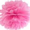 Pompom papir 25 cm pink