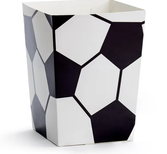 Popcorn bæger fodbold 6-pak