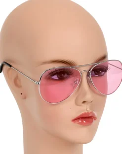 Retro briller, pink