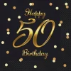 Servietter Happy 50 Birthday
