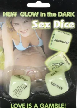 Sex Dice, glow in the dark