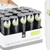 Shotglas sort/hvid 20-pak