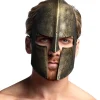 Spartansk/romersk maske, bronze