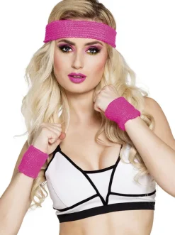 Svedbånd 3-pak, neon pink