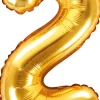 Tal ballon 2 guld 35 cm