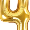 Tal ballon 4 guld 35 cm