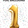 Tal ballon 1 guld 86 cm