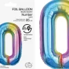 Tal ballon 0 regnbue 85 cm