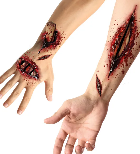 Tatoveringer 30x14 cm Open Wound