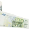 Toiletpapir 100 Euro-sedler