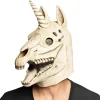 Unicorn kranie latex maske