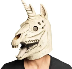 Unicorn kranie latex maske