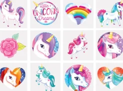 Unicorn tatoveringer 12-pak