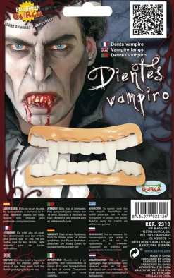 Vampyr tænder latex, 2 dele