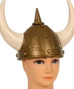 Vikingehjelm med horn