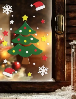 Vinduesdekoration juletræ