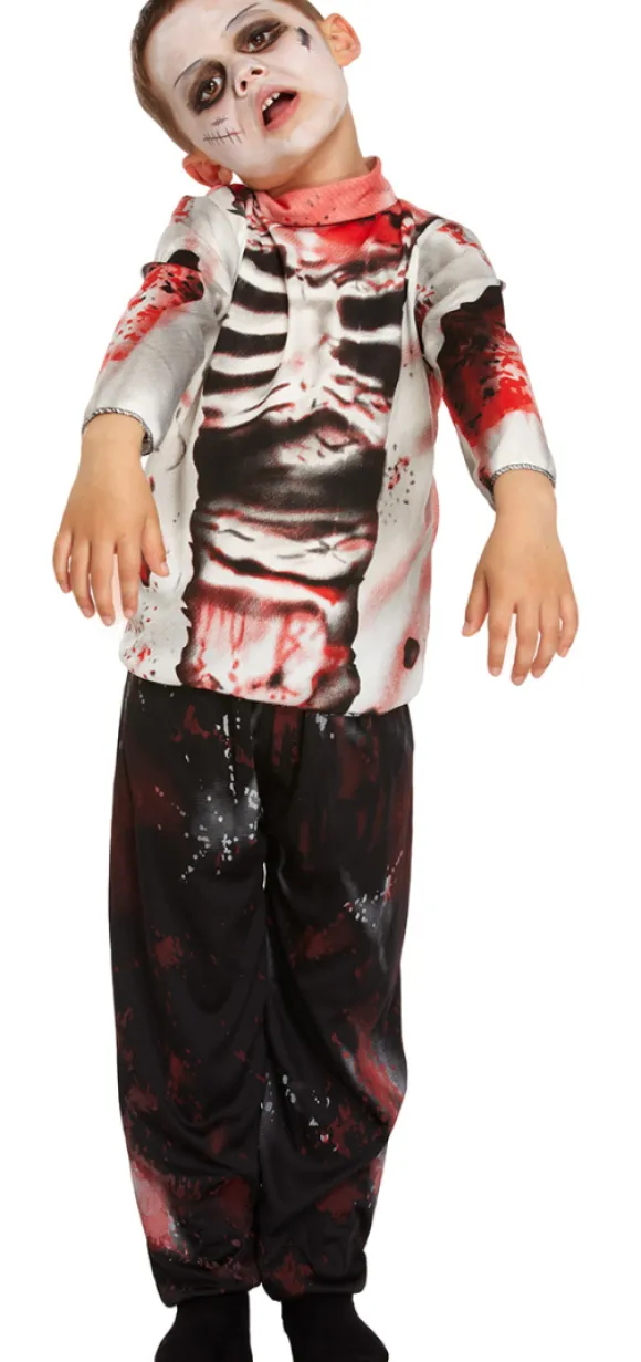 Zombie dreng kostume 10-12 år