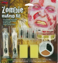 Zombie mand makeup kit