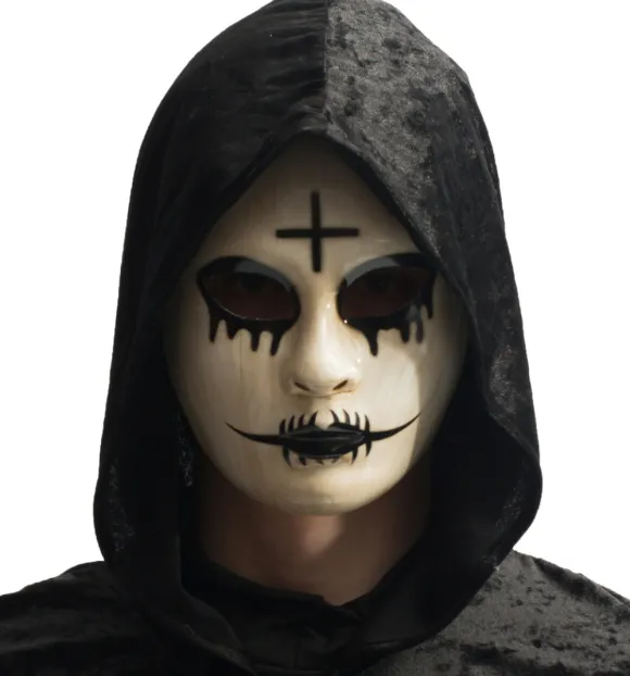 Zombie nonne maske, hård plast